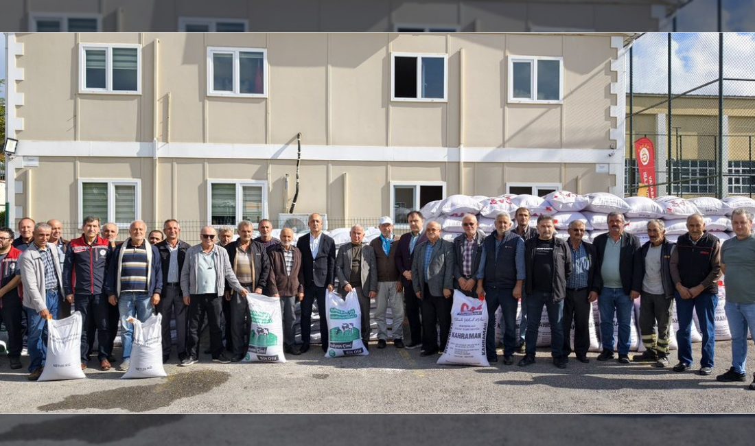 Şile'de Tarım ve Orman Bakanlığı projesi kapsamında düzenlenen törenle, 70