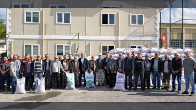 Şile'de Tarım ve Orman Bakanlığı projesi kapsamında düzenlenen törenle, 70
