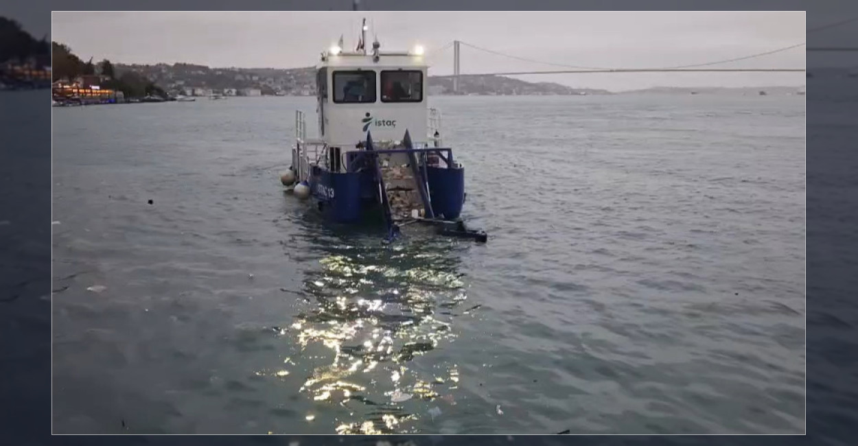 İSTAÇ Deniz Yüzeyi Temizlik Çalışmalarını Sürdürüyor