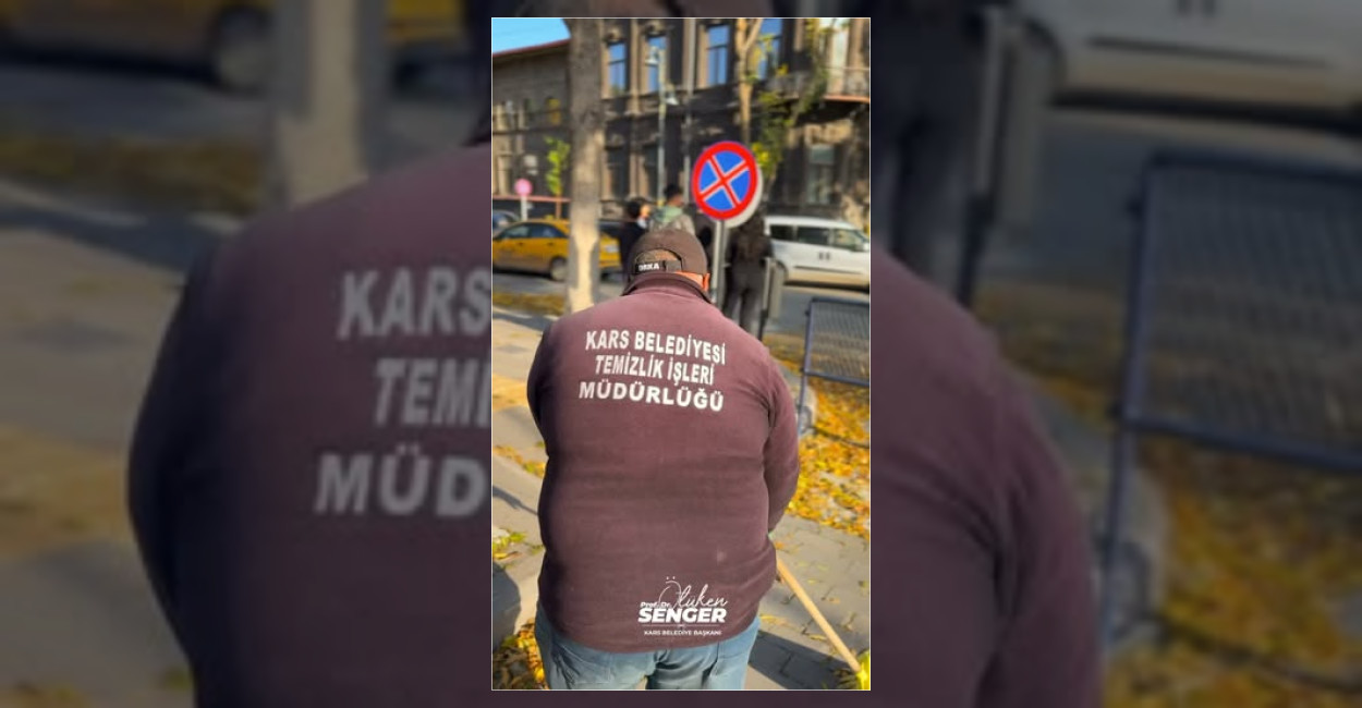 Kars Belediyesi’nden Temizlik ve Aşk Paylaşımı