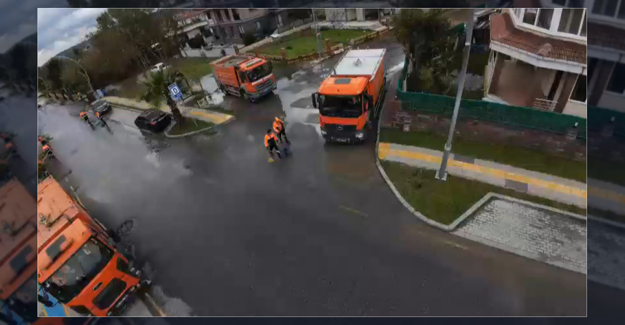 Şile’de Yağış Sonrası Kirliliğe Temizlik Müdahalesi