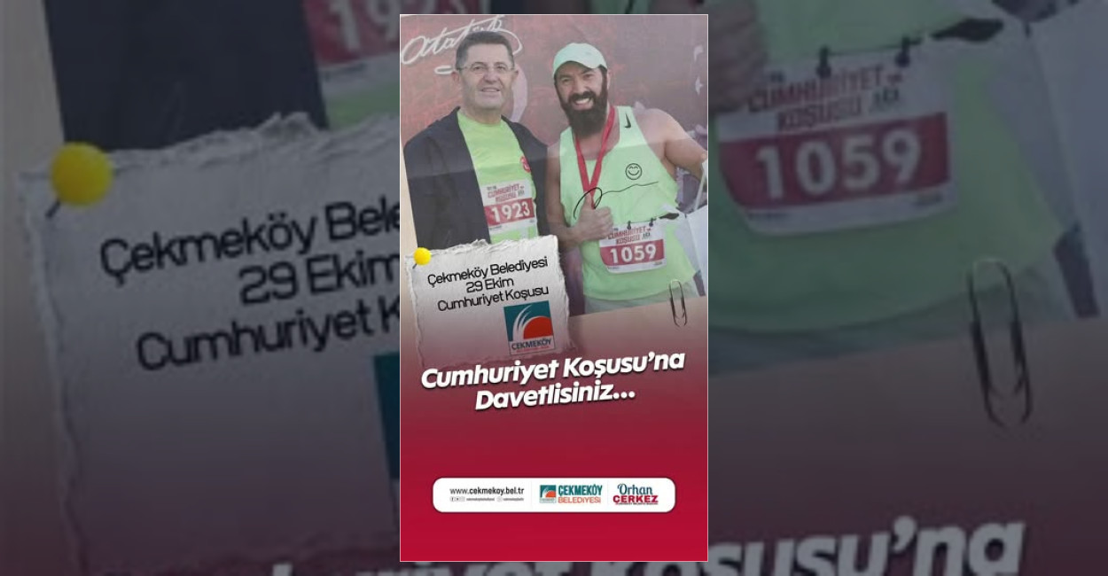 Çekmeköy’de 29 Ekim Cumhuriyet Koşusu Düzenlenecek
