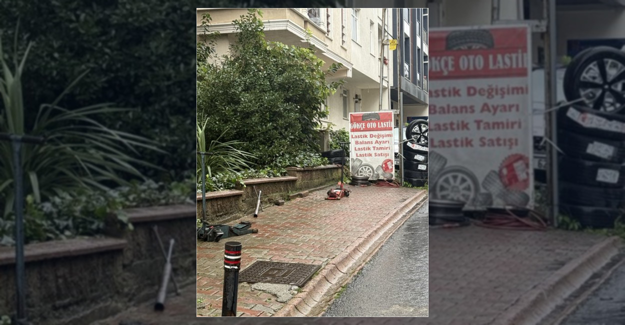 Çekmeköy’de Kaldırımın İşgal Edildiği İddiası