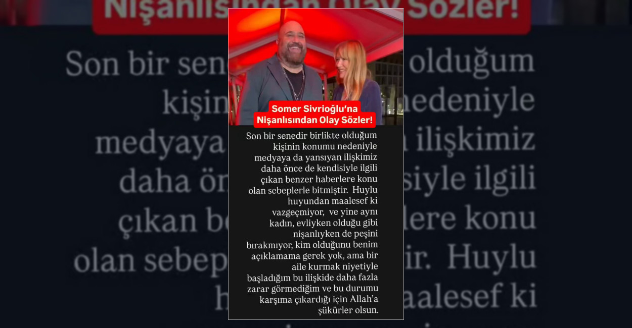 Somer Sivrioğlu ve Didem Belen Ayrıldı
