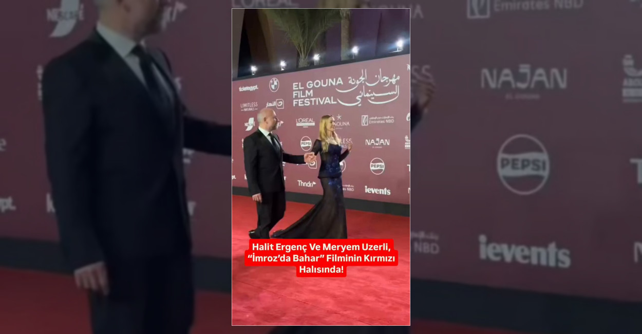 Halit Ergenç ve Meryem Uzerli Kırmızı Halıda
