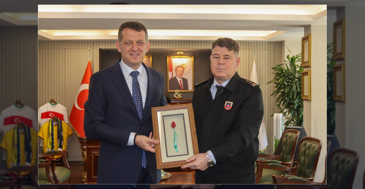 İl Jandarma Komutanı Tataroğlu’ndan Kaymakam Ürkmezer’e Ziyaret
