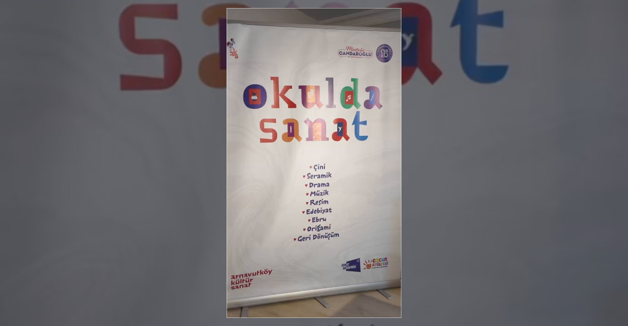 Arnavutköy Belediyesi’nden Okulda Sanat Etkinliği