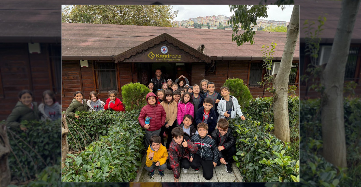 Kağıthane’de Çocuklar Atık Kâğıtları Sanata Dönüştürüyor
