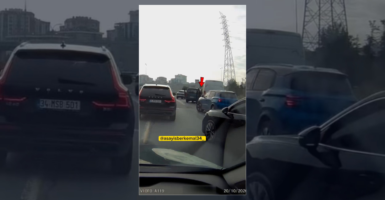 Başakşehir’de trafikte yol verme kavgası: 2 şüpheli sürücüyü darbetti
