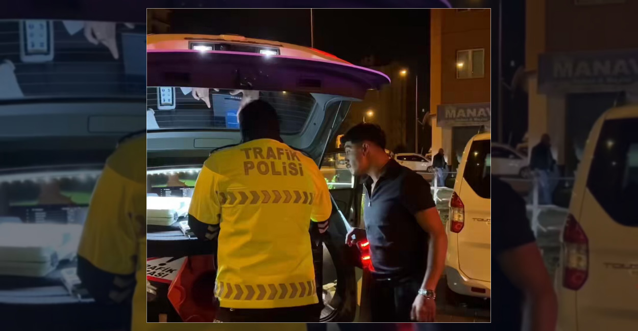 Kayseri’de polise araç sürüp tehdit eden sürücüye ceza
