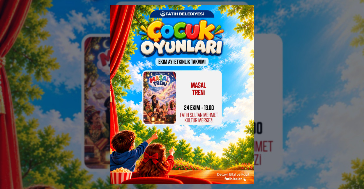 Fatih Belediyesi’nden Hafta Sonu Çocuk Tiyatrosu