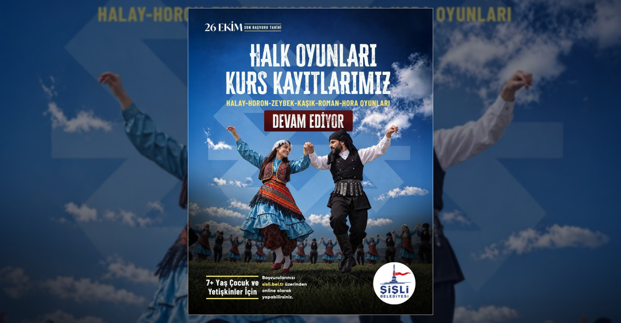 Şişli Belediyesi Halk Oyunları Kurs Kayıtları Başlıyor