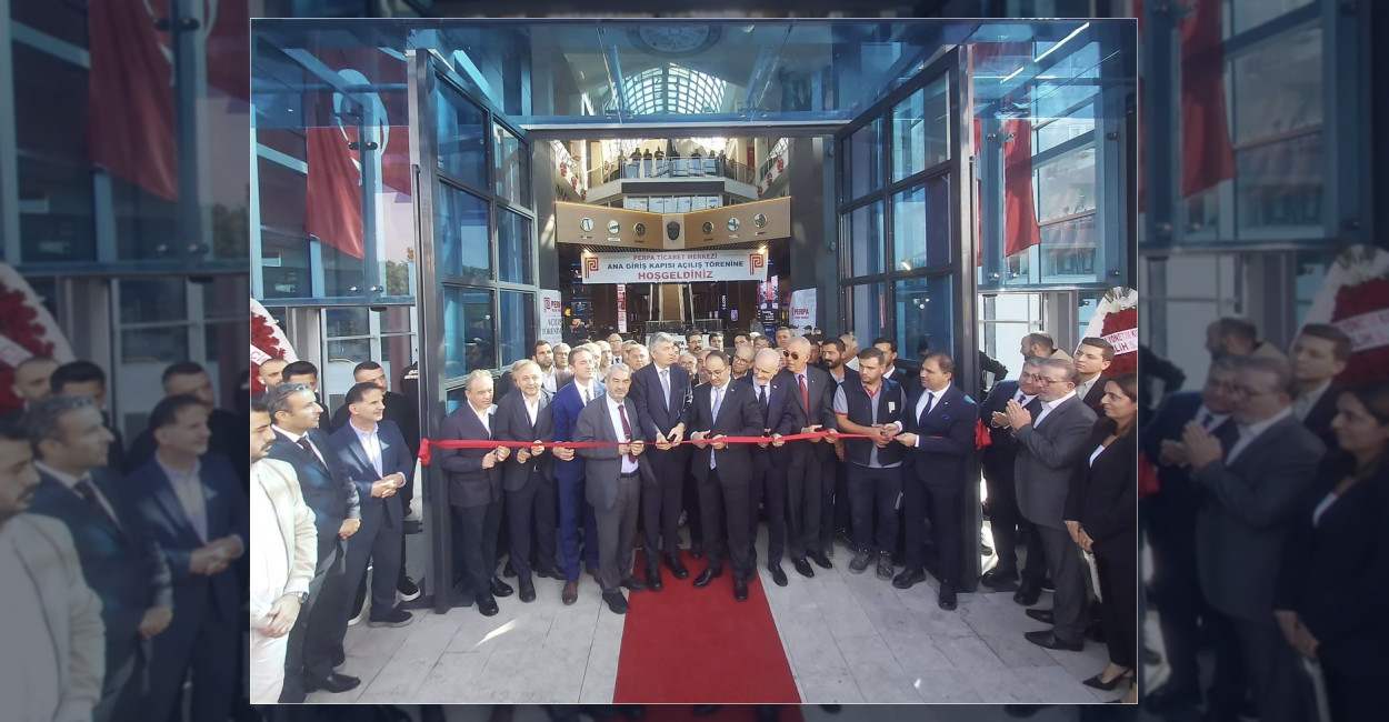 Perpa Ticaret Merkezi Ana Giriş Kapısı Açıldı