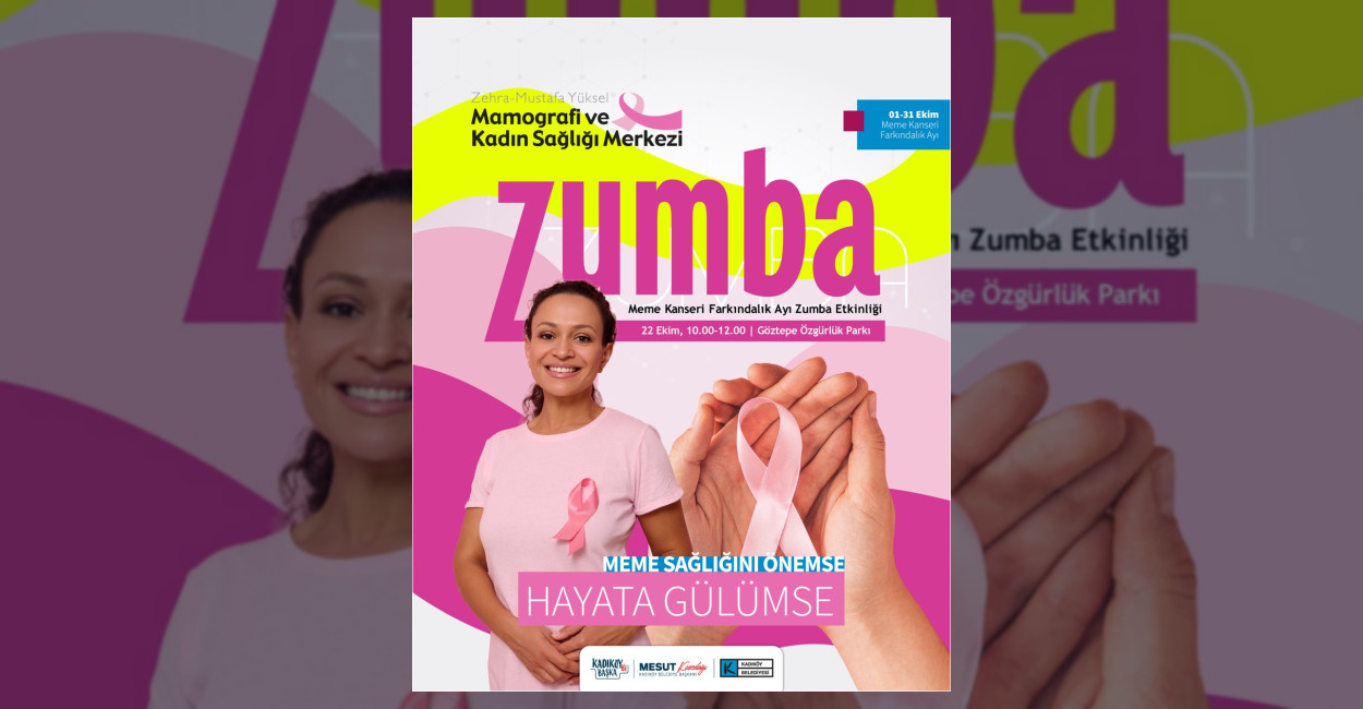 Kadıköy’den Meme Kanseri Farkındalık Ayı’na Özel Zumba Etkinliği
