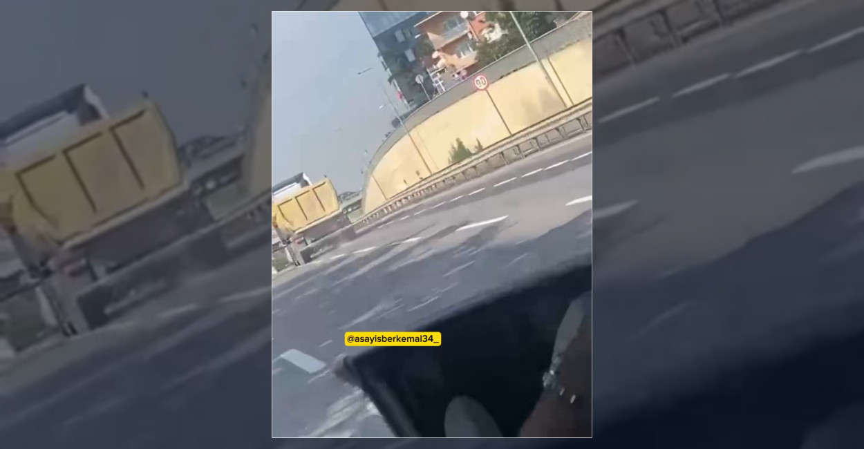 Tuzla’da Yola Hafriyat Döken Kamyon Sürücüsü İlerledi