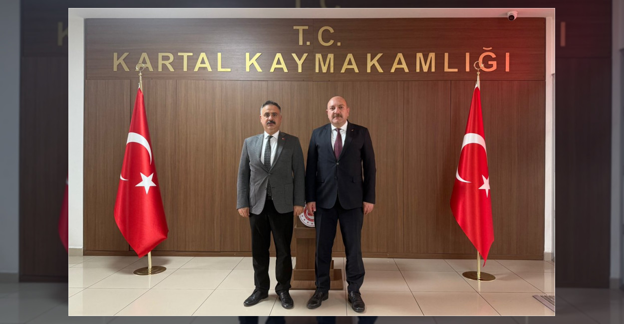 Güven Çelik’ten Kartal Kaymakamı’na Ziyaret