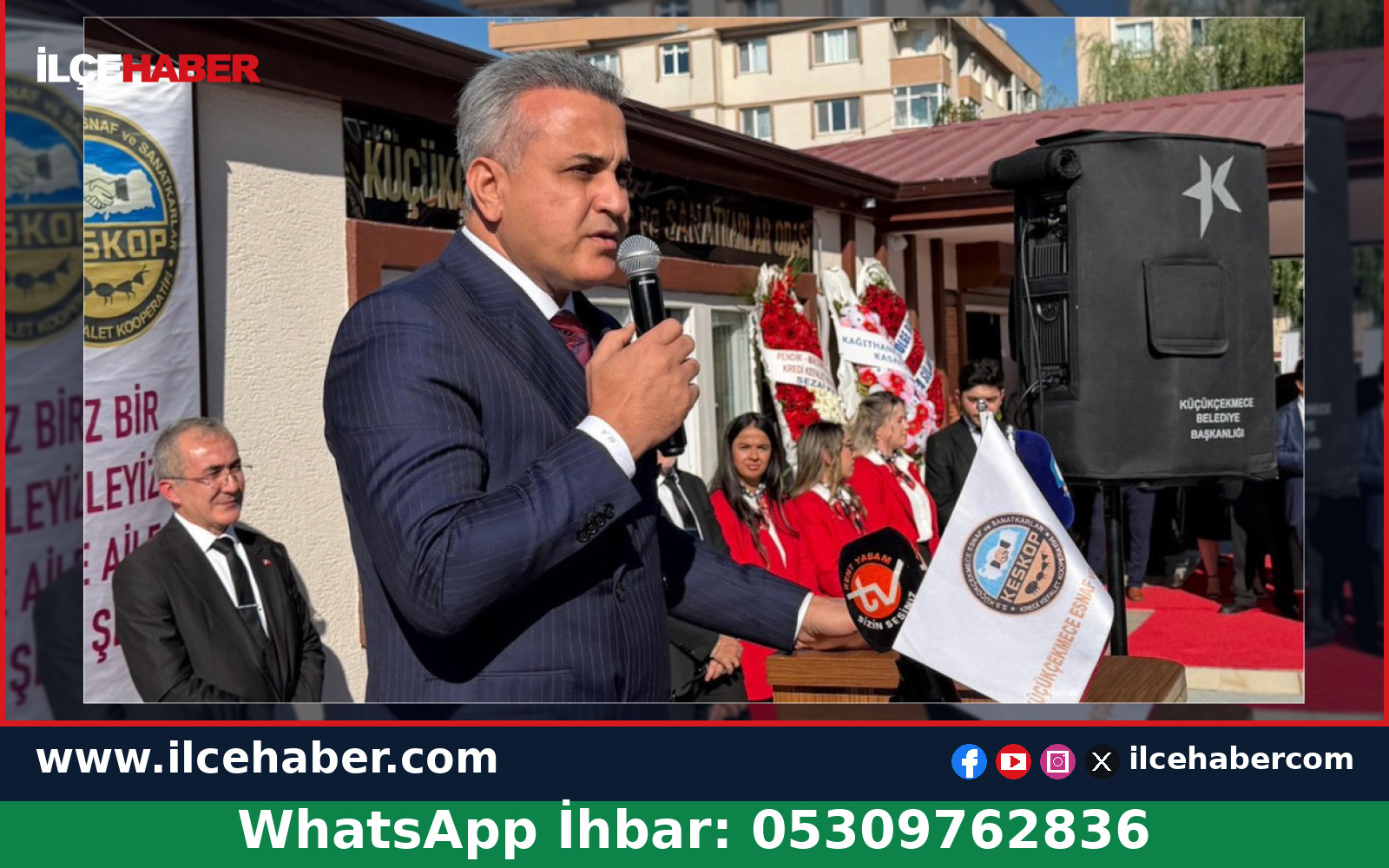 Küçükçekmece’de Esnaf Odalarının Yeni Binaları Açıldı