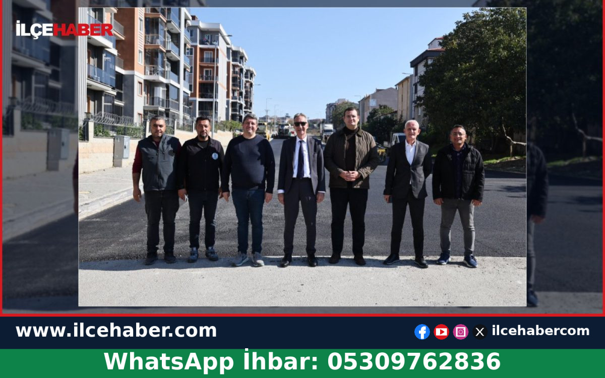 Silivri’de 7076. Sokak Asfaltlanıyor