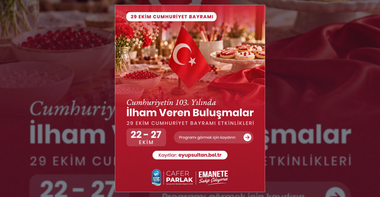 Eyüpsultan’da 103. yıl coşkusu başladı