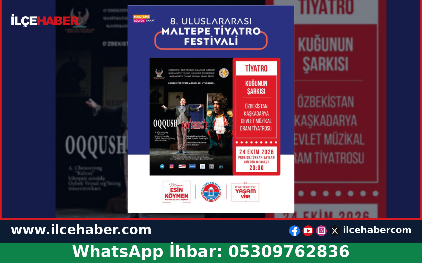 Özbekistan Tiyatrosu Maltepe Festivali’nde