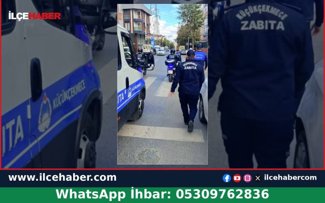 Küçükçekmece’de kaldırımlar yayalara açıldı