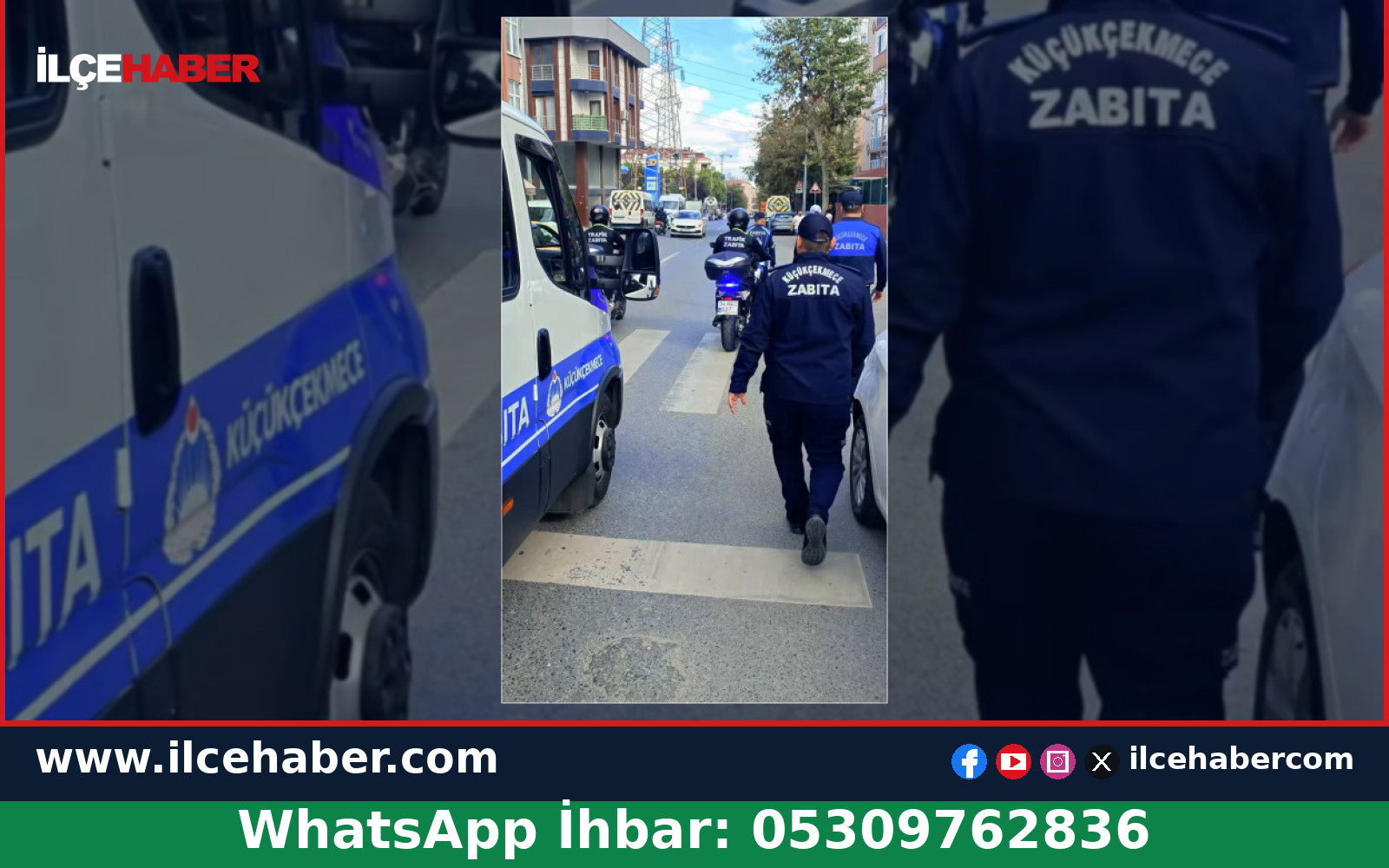 Küçükçekmece’de kaldırımlar yayalara açıldı