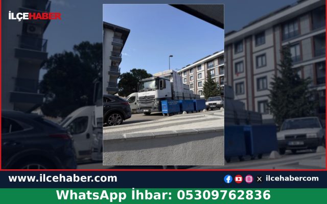 Üsküdar Bahçelievler’de Çöp Kovası Konumu Ulaşımı Engelliyor