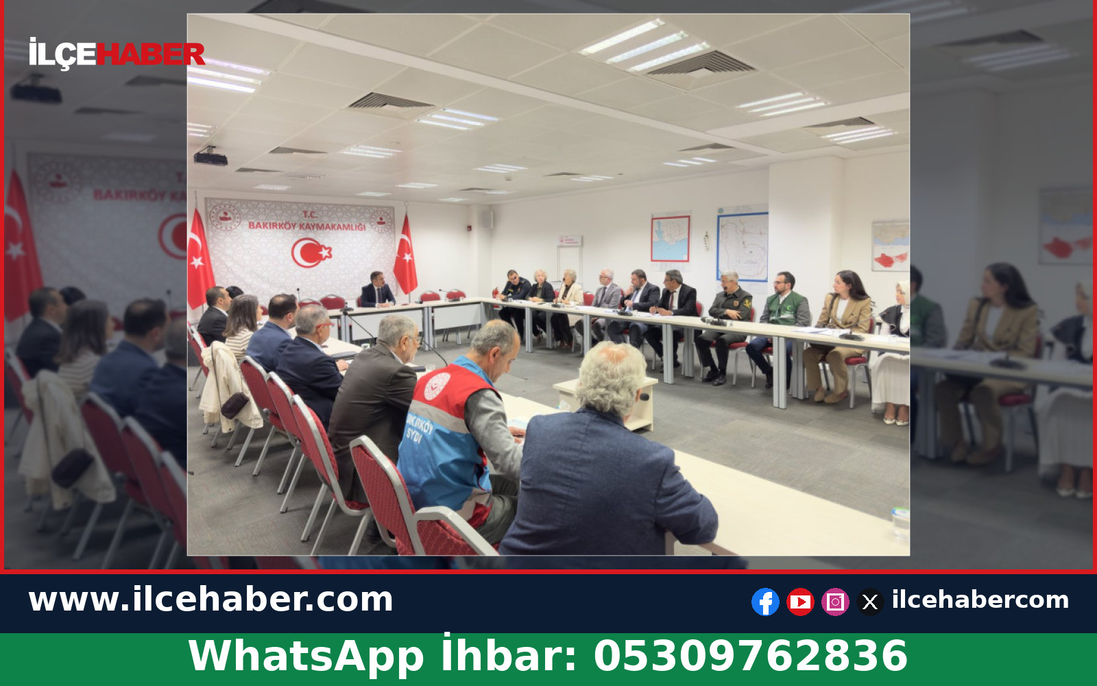 Bakırköy’de İlçe İdare Şube Başkanları Toplantısı Yapıldı