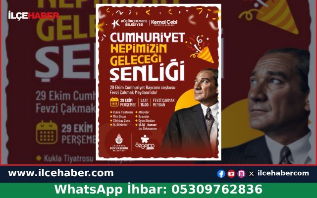 Küçükçekmece’de Cumhuriyet şenliği düzenlenecek