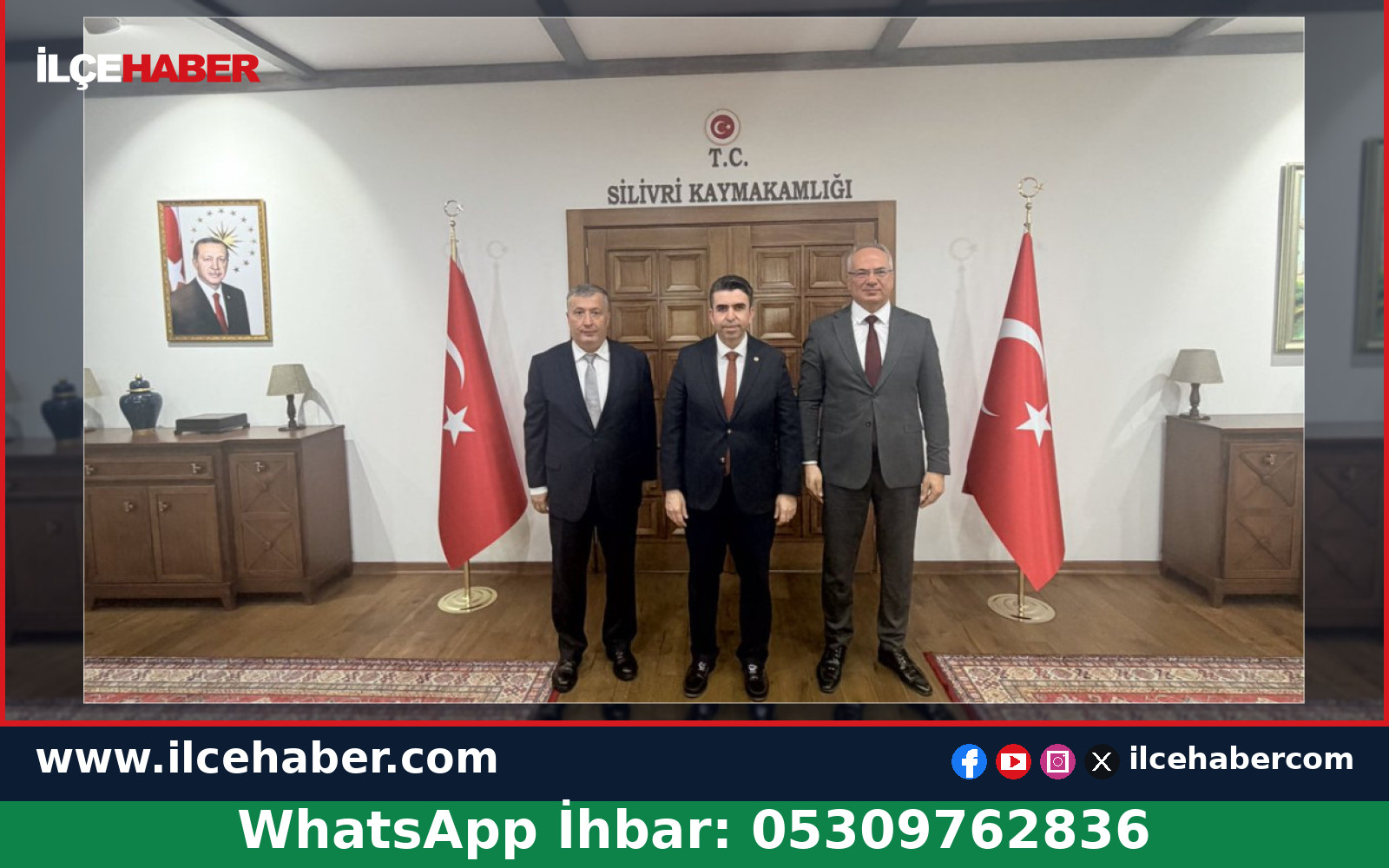 Silivri Kaymakamlığı’nda Müfettiş Ziyareti
