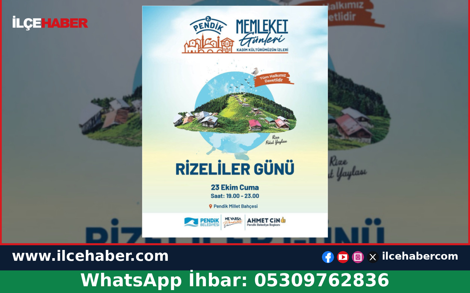 Pendik’te Rizeliler Günü Heyecanı Başlıyor