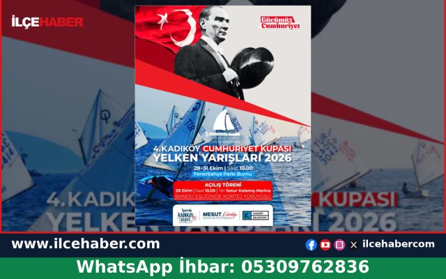 4. Kadıköy Cumhuriyet Kupası Yelken Yarışları Başlıyor
