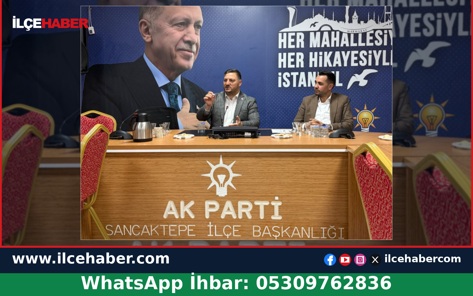 Sancaktepe’de Teşkilat Mensupları İstişare Toplantısında Buluştu