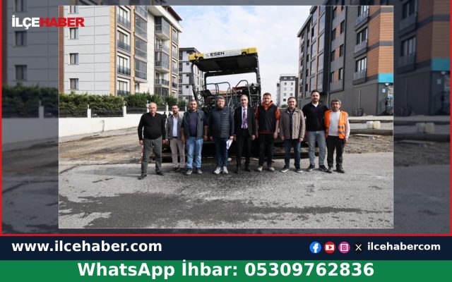 Silivri’de Özgecan Aslan Sokak Asfaltlanıyor