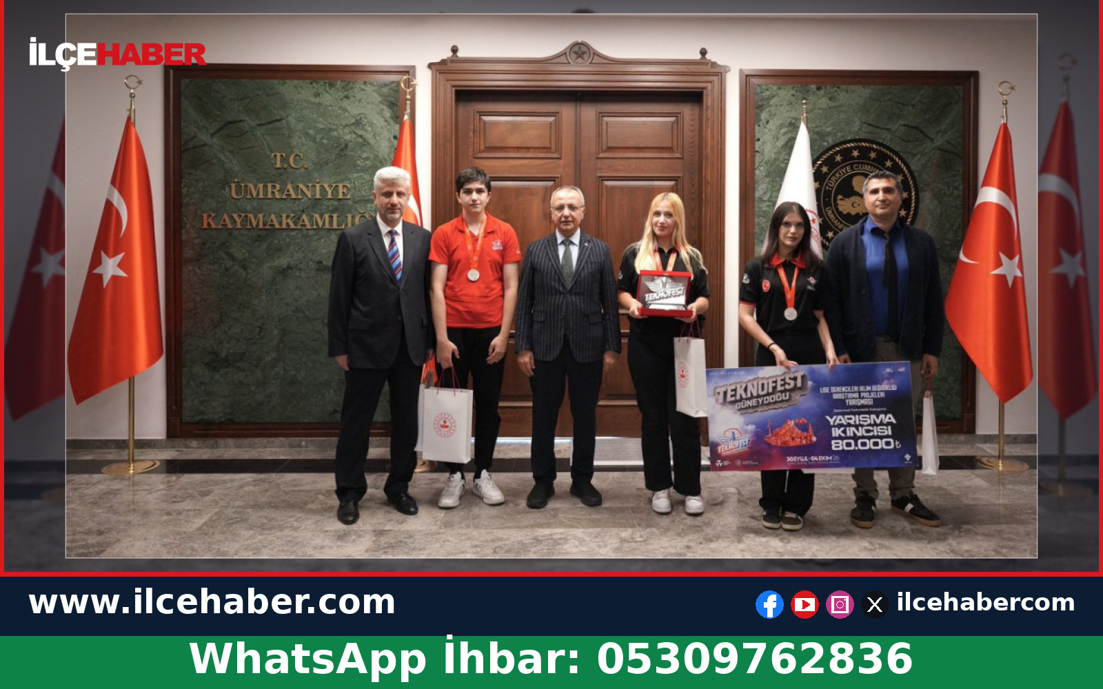 Ümraniye’de TÜBİTAK İklim Değişikliği Yarışması İkincilerine Kabul
