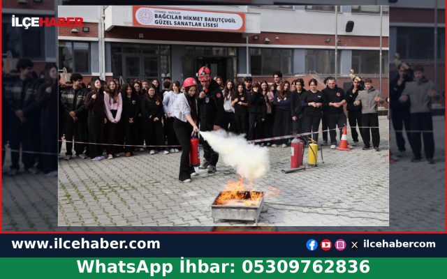 Bağcılar’da Liseli Gençlere Afet ve Deprem Eğitimi Veriliyor