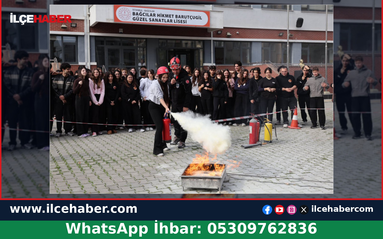 Bağcılar’da Liseli Gençlere Afet ve Deprem Eğitimi Veriliyor