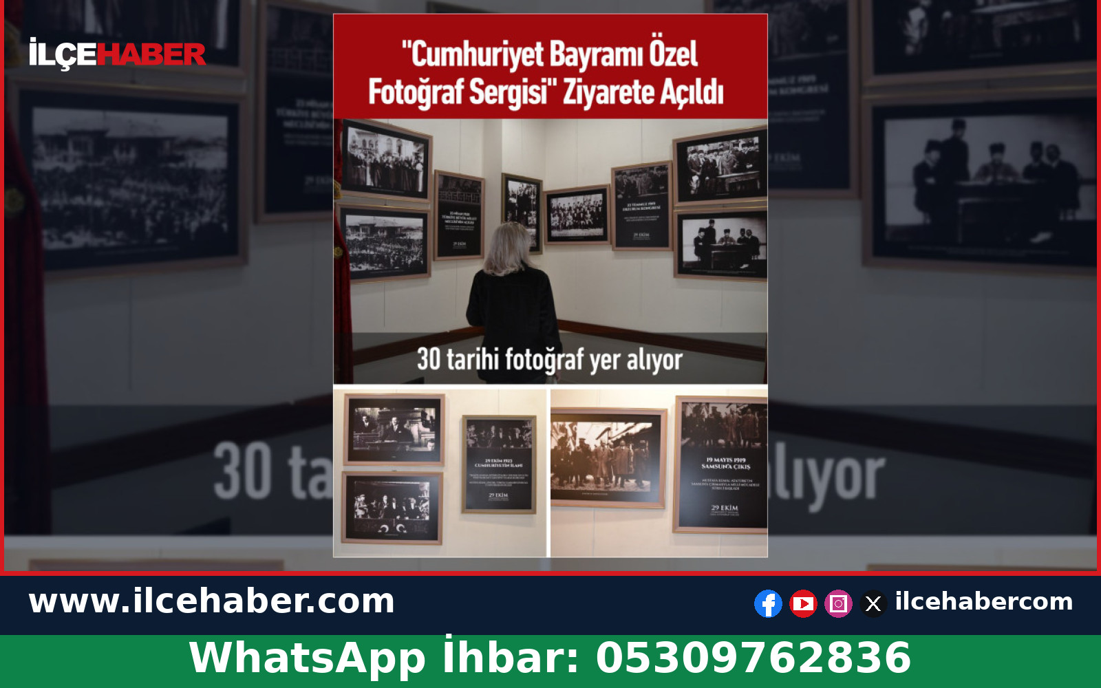 Pendik’te Cumhuriyet Bayramı Özel Fotoğraf Sergisi Açıldı
