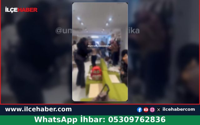 Ümraniye’de mağazada çocuk tartışması kavgaya dönüştü
