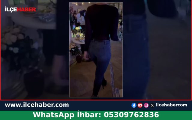 Halay Çekilen Alanda Modern Dans Eden Genç Kadın İlgi Gördü