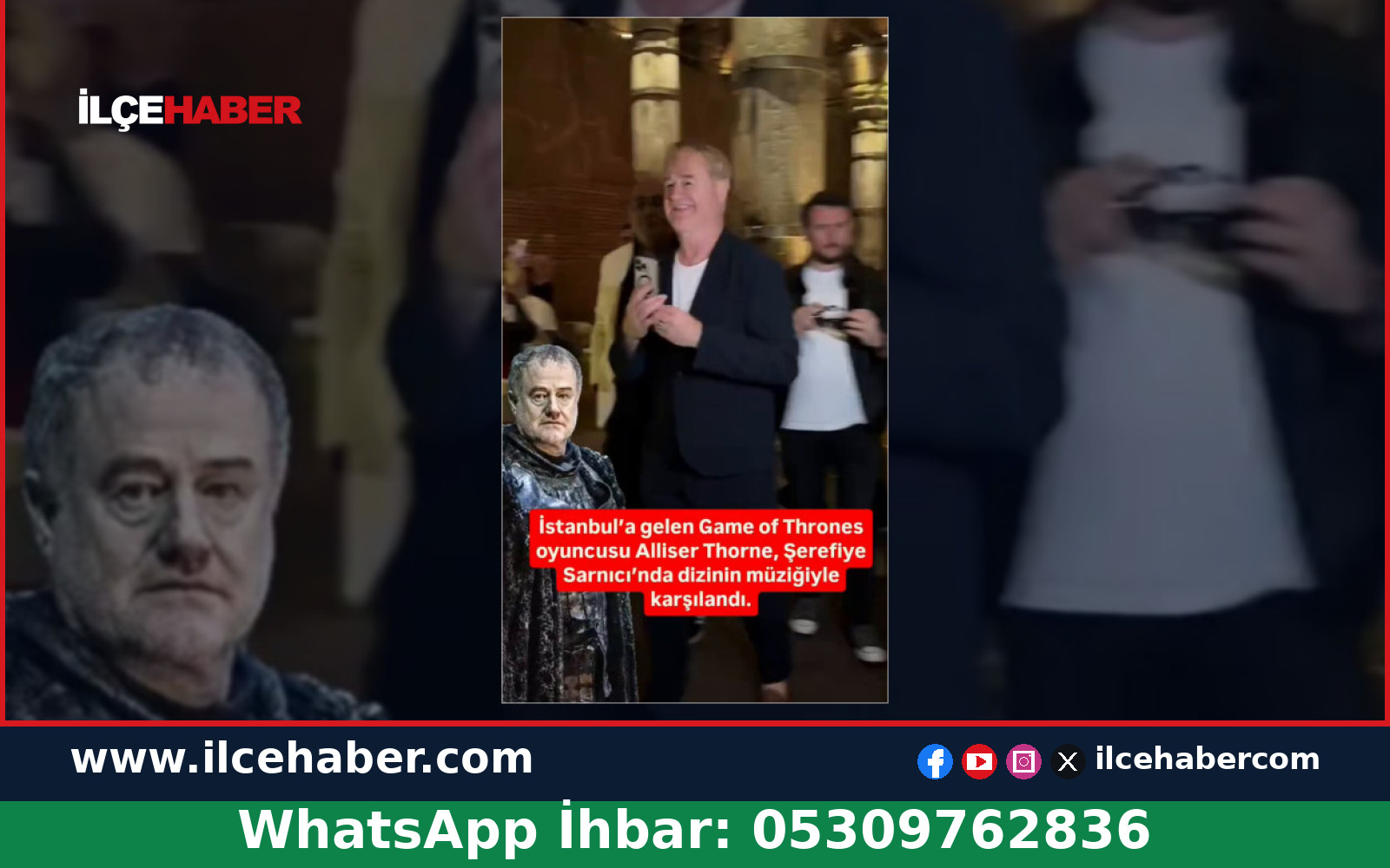 Game of Thrones Oyuncusu Alliser Thorne İstanbul’da