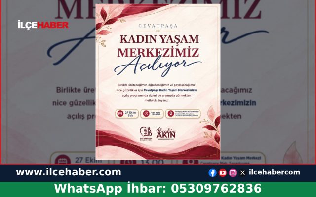 Bayrampaşa’da Cevatpaşa Kadın Yaşam Merkezi Açılıyor