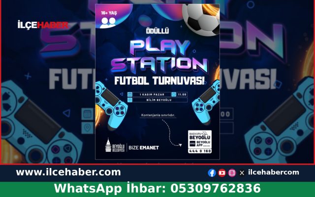 Beyoğlu’nda Ödüllü PlayStation Futbol Turnuvası Başlıyor