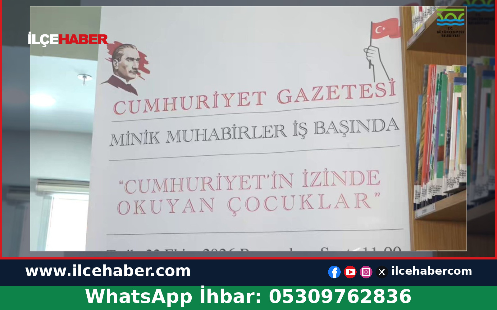 Büyükçekmece’de Minik Muhabirlerden Cumhuriyet Etkinliği
