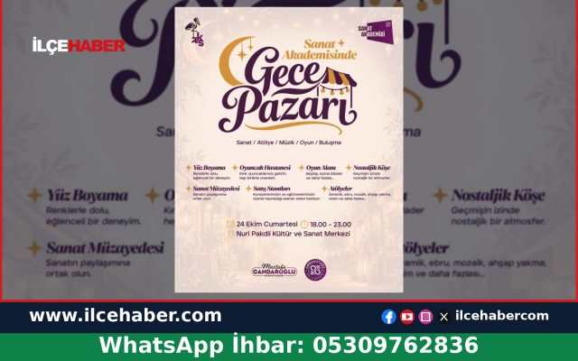 Arnavutköy Belediyesi Sanat Akademisi’nde Gece Pazarı