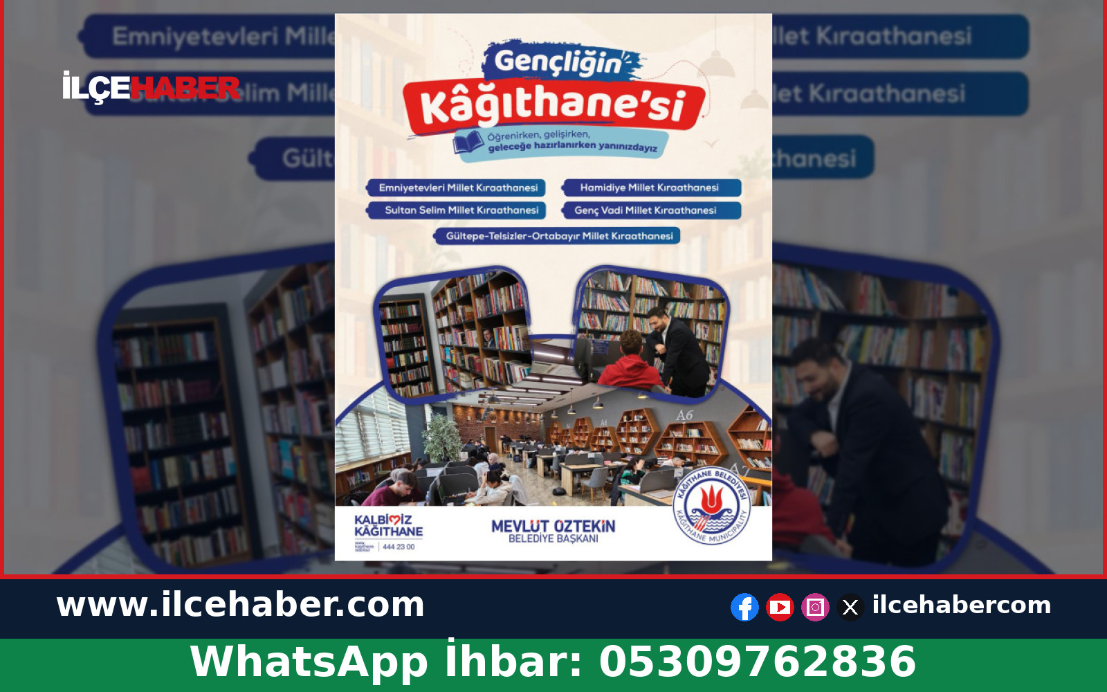 Kağıthane’de Millet Kıraathaneleri gençleri ağırlıyor
