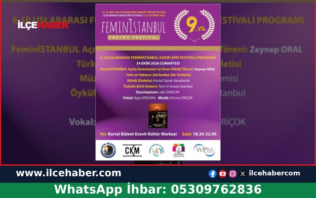 9. Uluslararası FeminİSTANBUL Kadın Şiiri Festivali Başlıyor