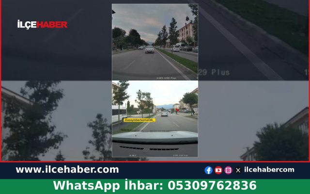 Düzce’de Yol Verme Tartışması: Sürücünün Önünü Kesti