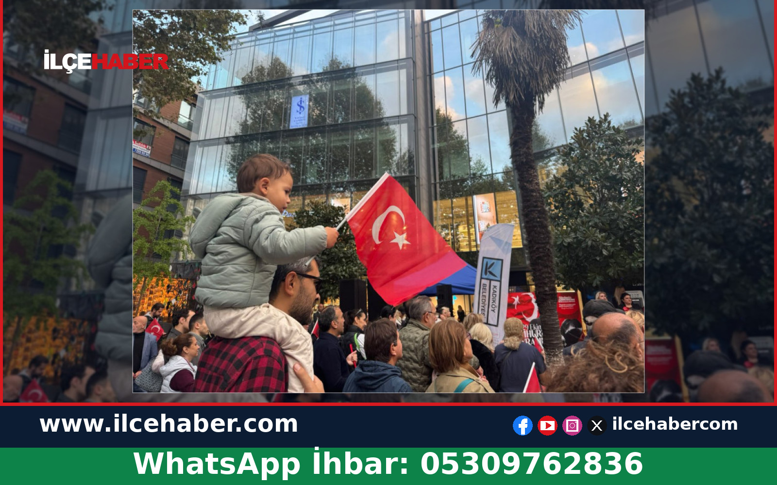 Kadıköy’de Bağdat Caddesi’nde Cumhuriyet coşkusu