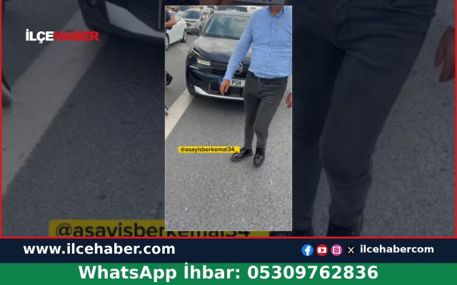 Bayrampaşa’da Trafik Tartışması ve Tekme Atma Anı